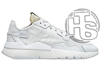 Мужские кроссовки Adidas Nite Jogger Triple White BD7676