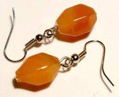 Сережки з натуральних каменів