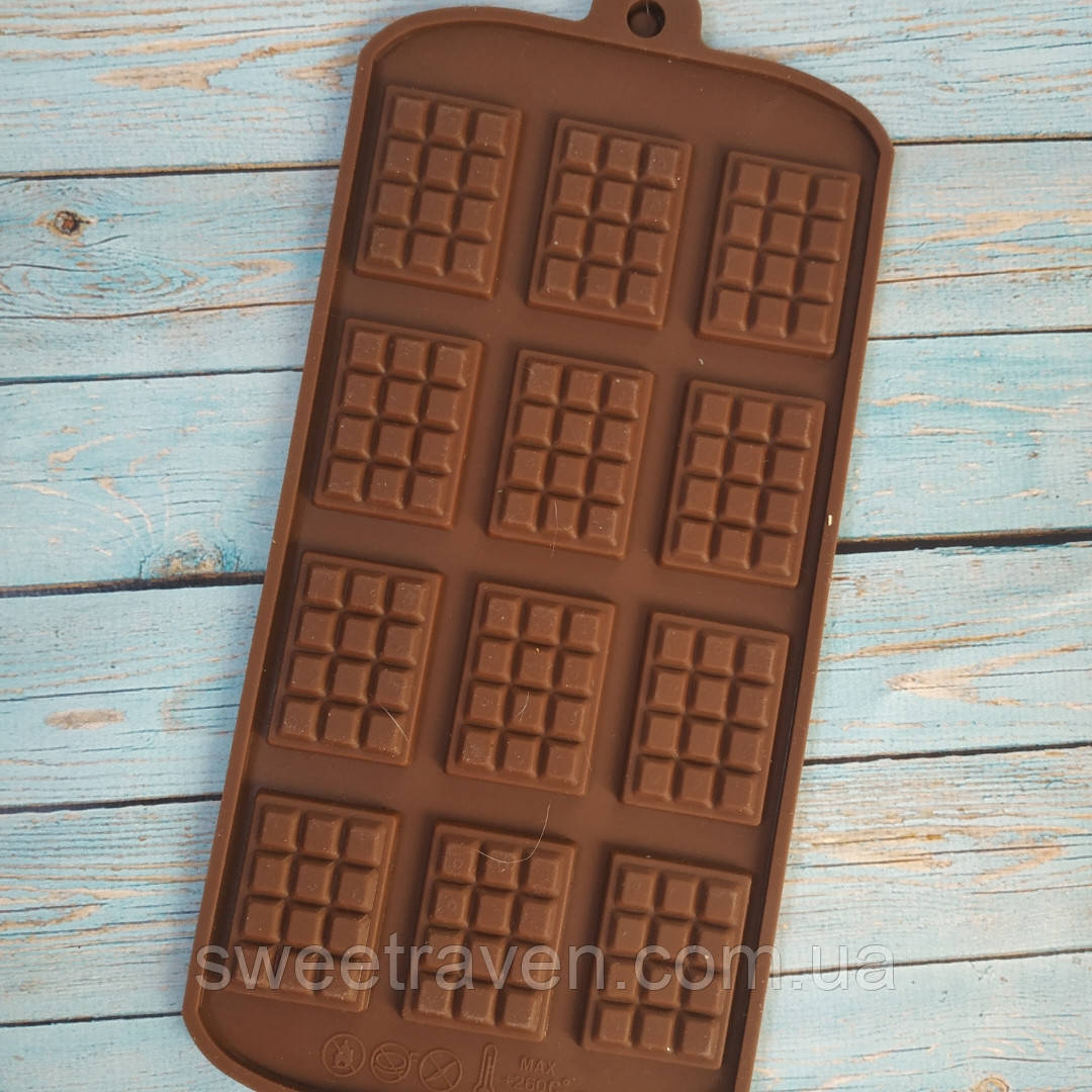 Форма силиконовая мини плитки шоколада: продажа, цена в Днепре. Формы ...