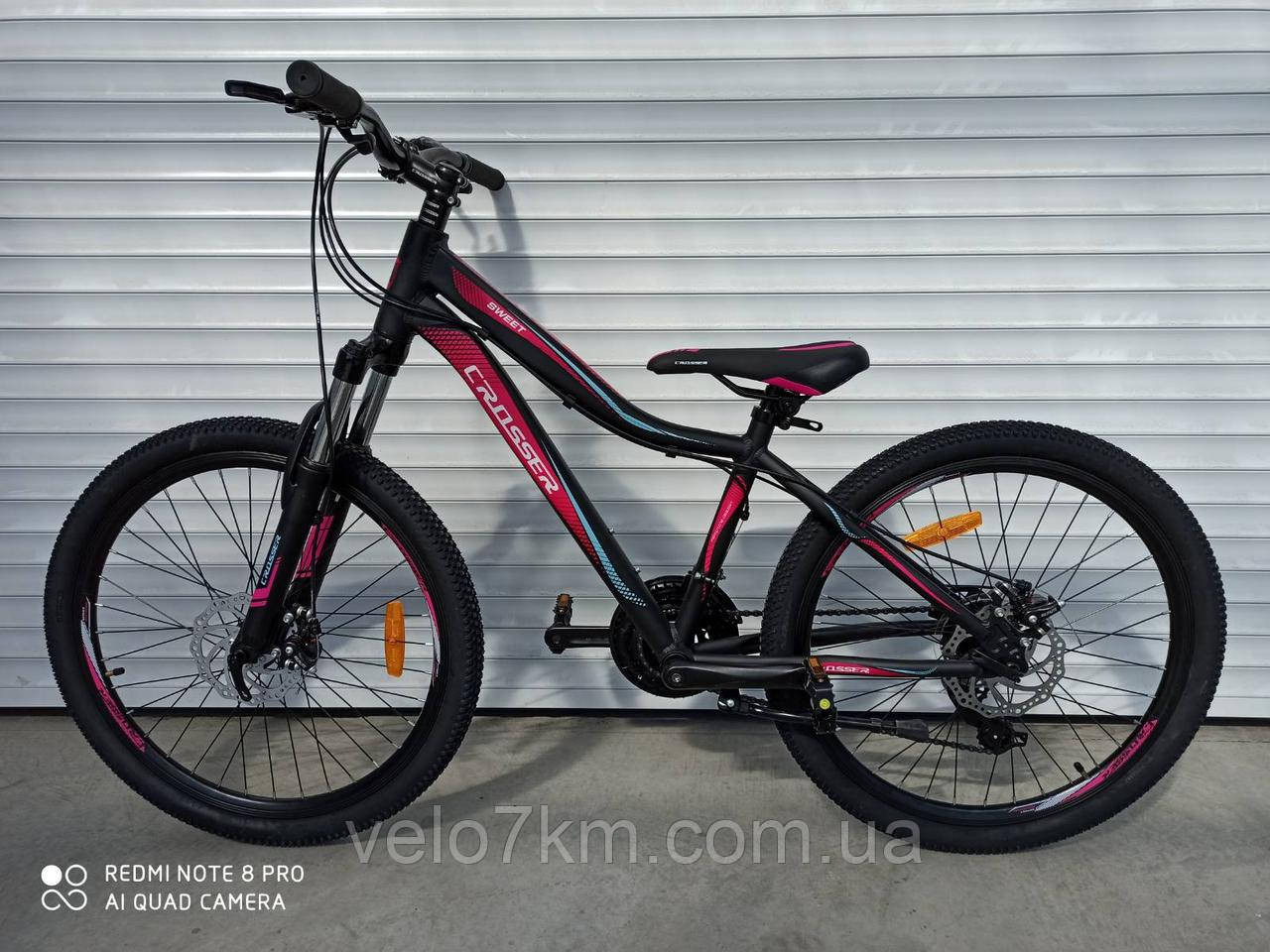 Подростковый Велосипед для Девочек Crosser Sweet 24" Рама 14 ...