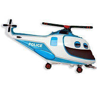 Гелиевая фигура шар " Вертолет полиция " код 17-43