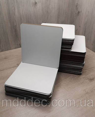 Посилена підкладка під торт квадратна, біла 30см, фото 1