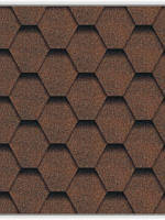 Бітумова черепиця Docke Pie Кельн Серія Premium Імбир