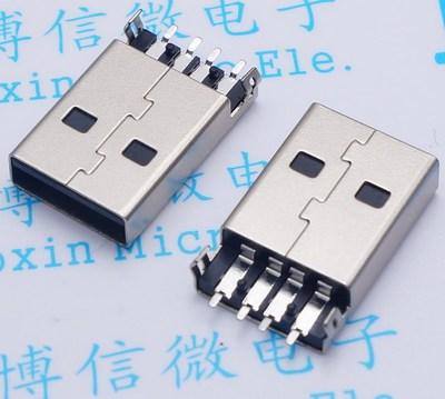 PSB USB роз'єм , тато, SMD (17), фото 1