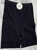 Бриджы-утяжки бесшовные корректирующие черного цвета р.XL (50) с силиковой лентой на поясе ANIL 2587
