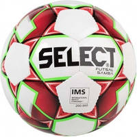 Мяч футзальный Select Futsal Samba IMS NEW (301) бел/красн