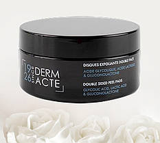 Подвійні пілінг-патчі (спонж) з гликогелевой кислотою Double Sided Peel Pads Derm Acte Academie 30 шт