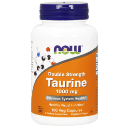 Таурин - NOW Foods Taurine 1000 mg  / 100 vegcaps
