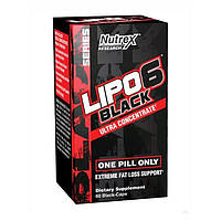 Жироспалювач Lipo-6 Nutrex Research Black Ultra Concentrate 60 капс