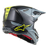Мотошолом Alpinestars Supertech S-M10 Meta (жовтий), фото 2