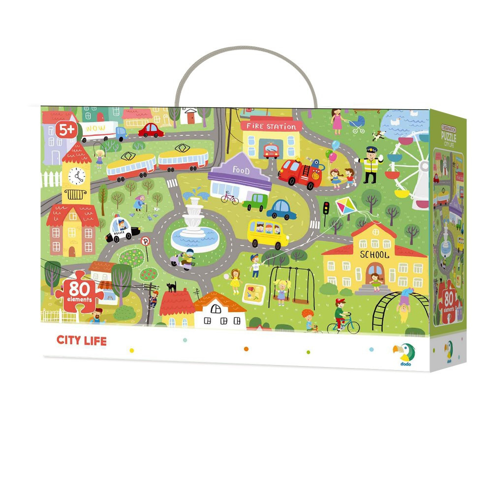 Пазл City Life DoDo 300135, 80 деталей