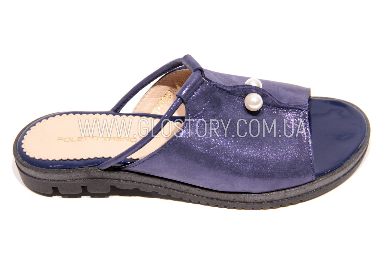 Шльопанці FOLETTI, шкіра, фото 1