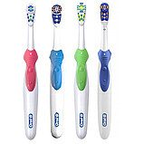 Зубна щітка Oral-B Cross Action 3D White на батарейці, B1010F, фото 3