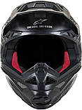 Мотошолом Alpinestars Supertech S-M8 Matt (чорний), фото 6