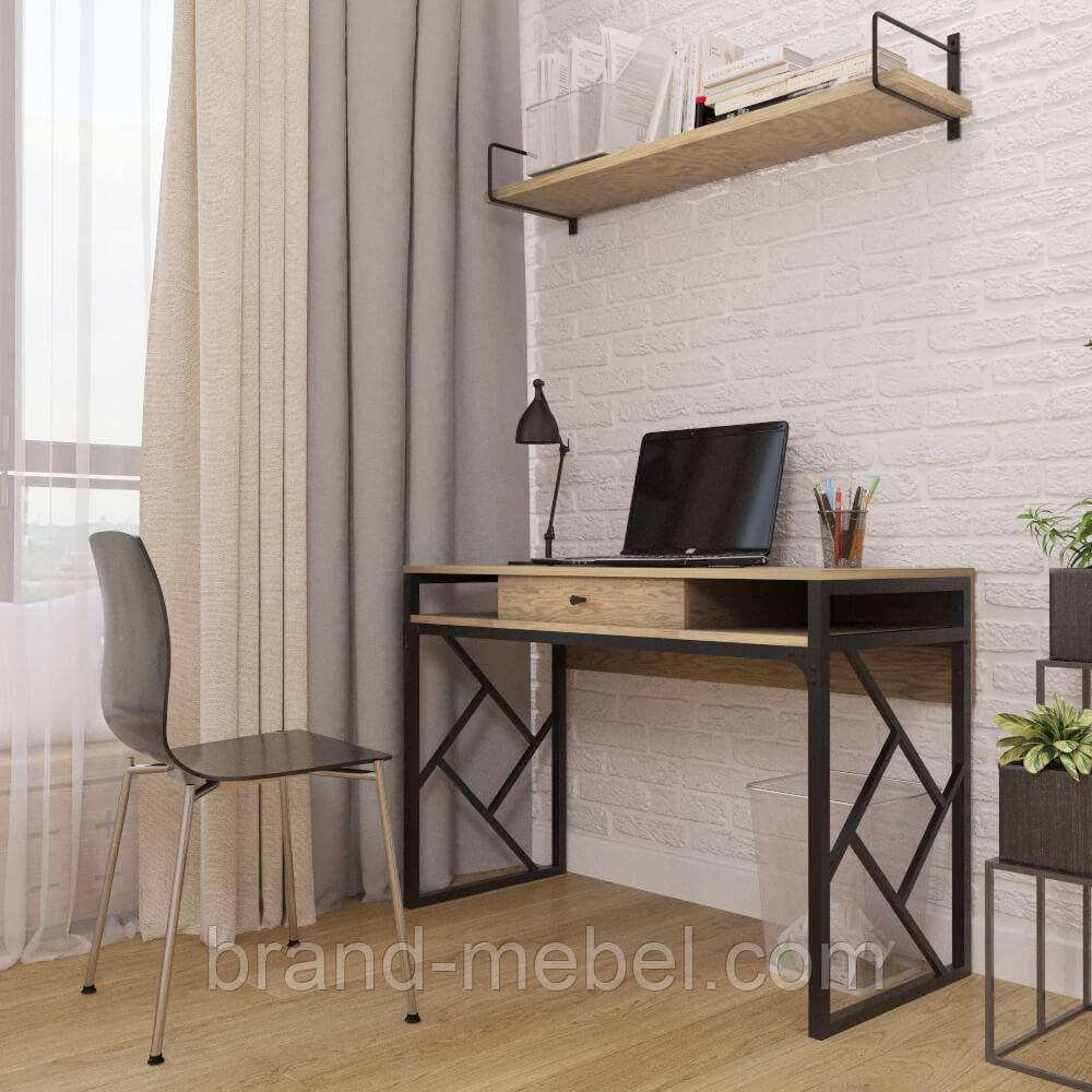 Стіл письмовий Ромбо в стилі Лофт Loft, фото 1