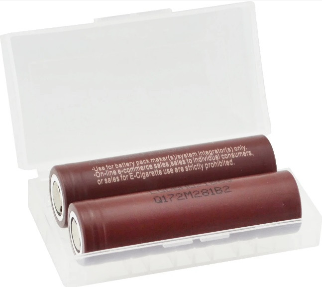 Високотоковий акумулятор батарея LG HG2 18650 3000 mAh 3,7V 20A (набір 2 акумулятори)