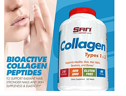 Колаген SAN Collagen Types 1 & 3 180 tabs