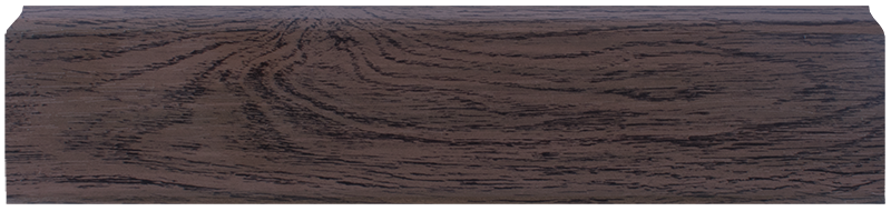 Плінтус Dekor Plast LL024 Дуб Шато Антрацит пластиковий,підлоговий двухсостовной з кабель-каналом, фото 1