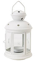 Декоративний ліхтар білий