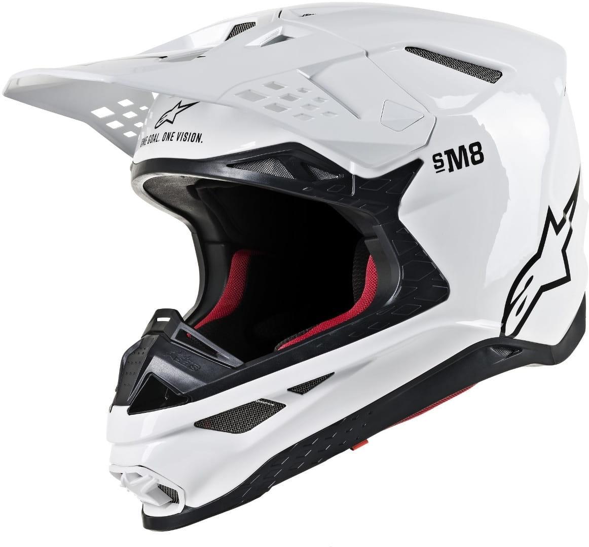 Мотошолом Alpinestars Supertech S-M8 (білий)