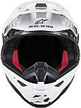 Мотошолом Alpinestars Supertech S-M8 (білий), фото 5