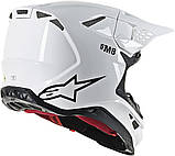 Мотошолом Alpinestars Supertech S-M8 (білий), фото 4