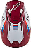 Мотошолом Alpinestars Supertech S-M8 Contact (червоний), фото 8