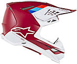 Мотошолом Alpinestars Supertech S-M8 Contact (червоний), фото 4