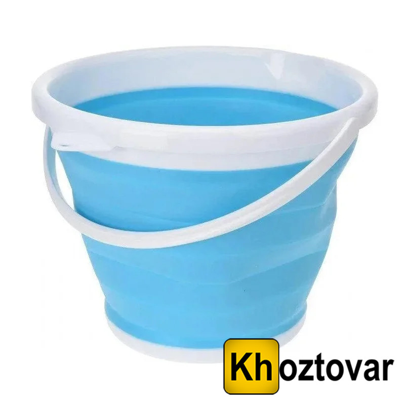 Складное силиконове ведро Silicon Bucket | 10 л