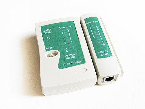 Тестер мережі rj45 rj11 кабелю зелений, фото 1