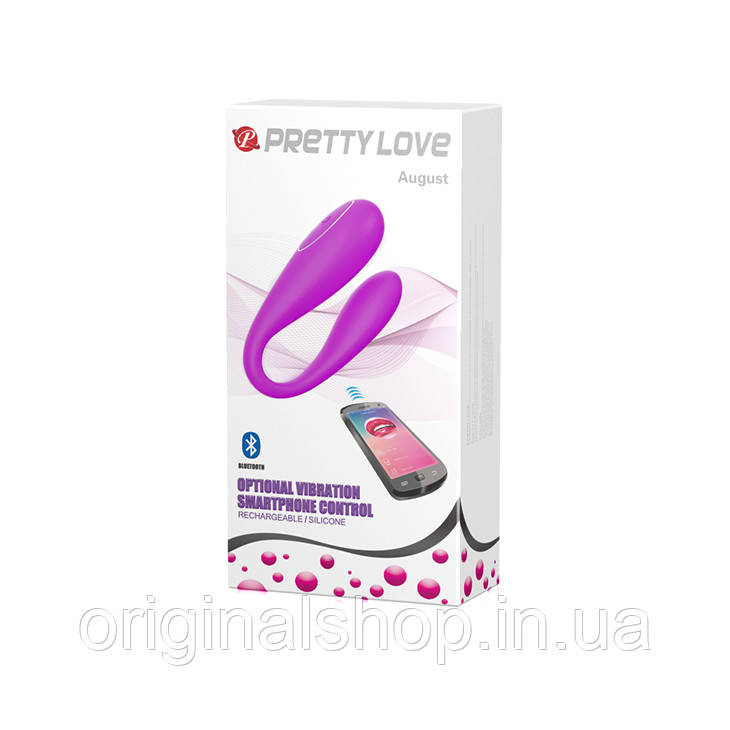 Вібратор "Pretty Love" з Bluetooth управлінням для пар