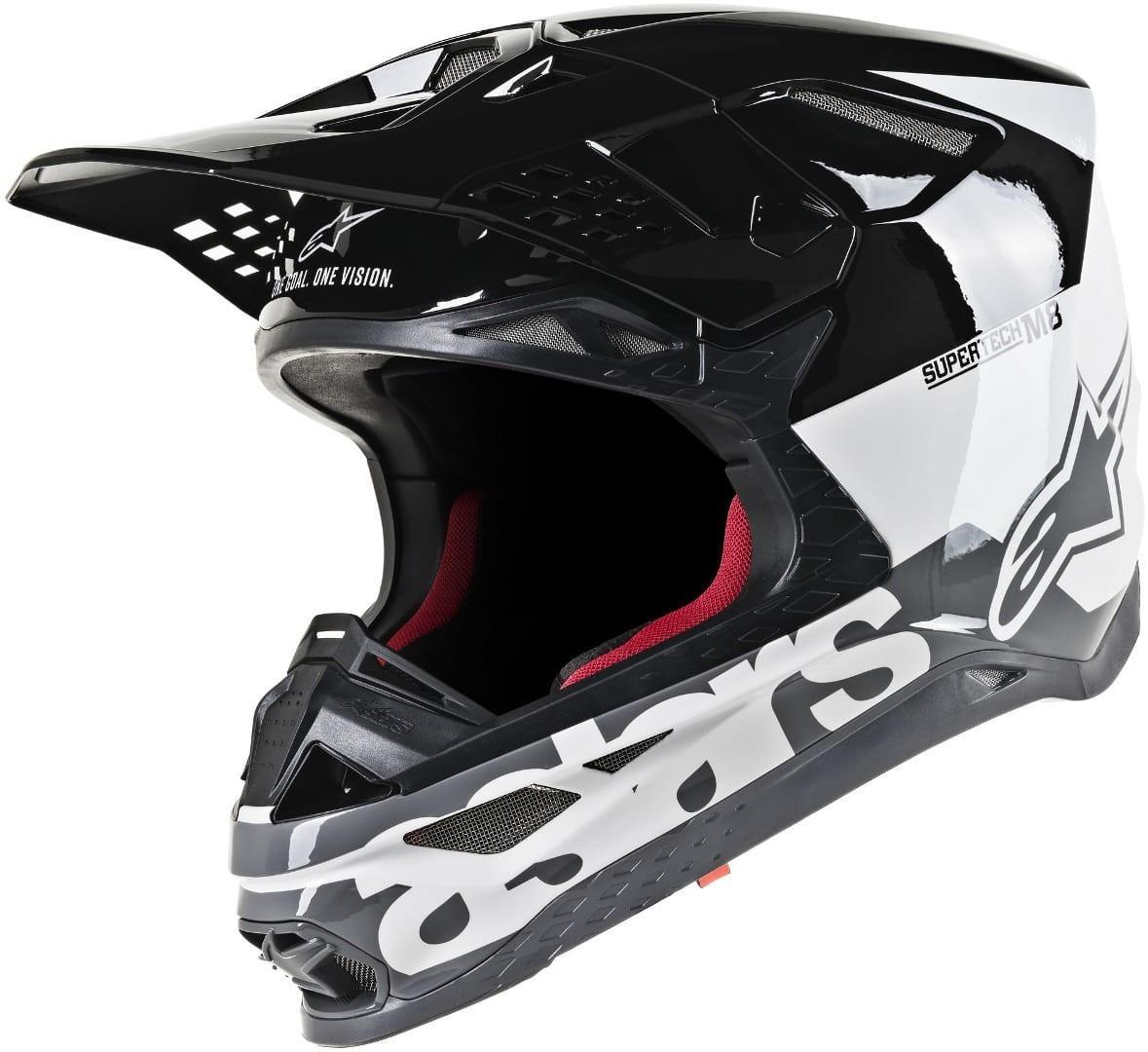 Мотошолом Alpinestars Supertech S-M8 Radium (білий)
