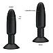 Вібро анальне корок із вібрацією, фото 4