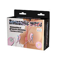 Romantic Wave Затискачі для сосків із вібрацією й електро стимуляцією