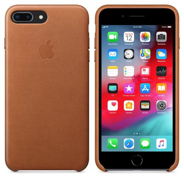 Оригінальний Чохол Apple Leather Case Saddle Brown (MQH72ZM/A) для iPhone 7 Plus | 8 Plus, фото 1
