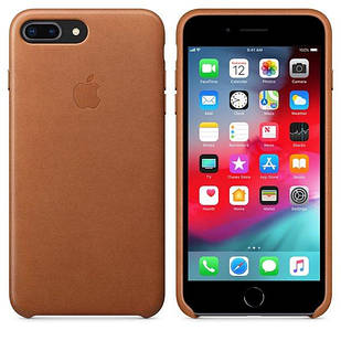 Оригінальний Чохол Apple Leather Case Saddle Brown (MQH72ZM/A) для iPhone 7 Plus | 8 Plus
