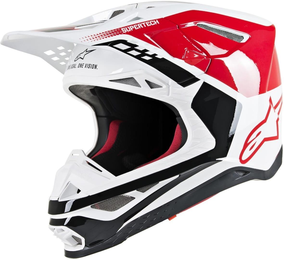Мотошолом Alpinestars Supertech S-M8 Triple (червоний)