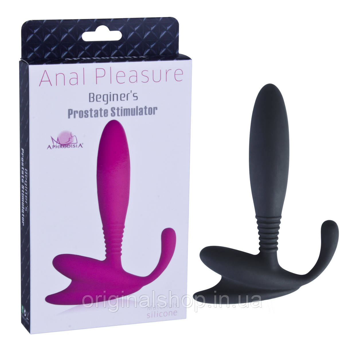 Анальний стимулятор чорний Anal Pleasure Beginer's Prostate Stimulator