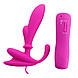 Анальний вібростимулятор рожевий Anal Pleasure 7 Mode Vibrating Prostate Stimulator, фото 3