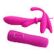 Анальний вібростимулятор рожевий Anal Pleasure 7 Mode Vibrating Prostate Stimulator, фото 4