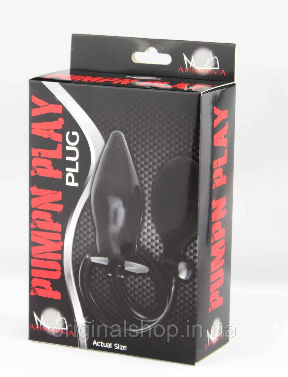 Яйце з насосом чорне Pump Up Plug