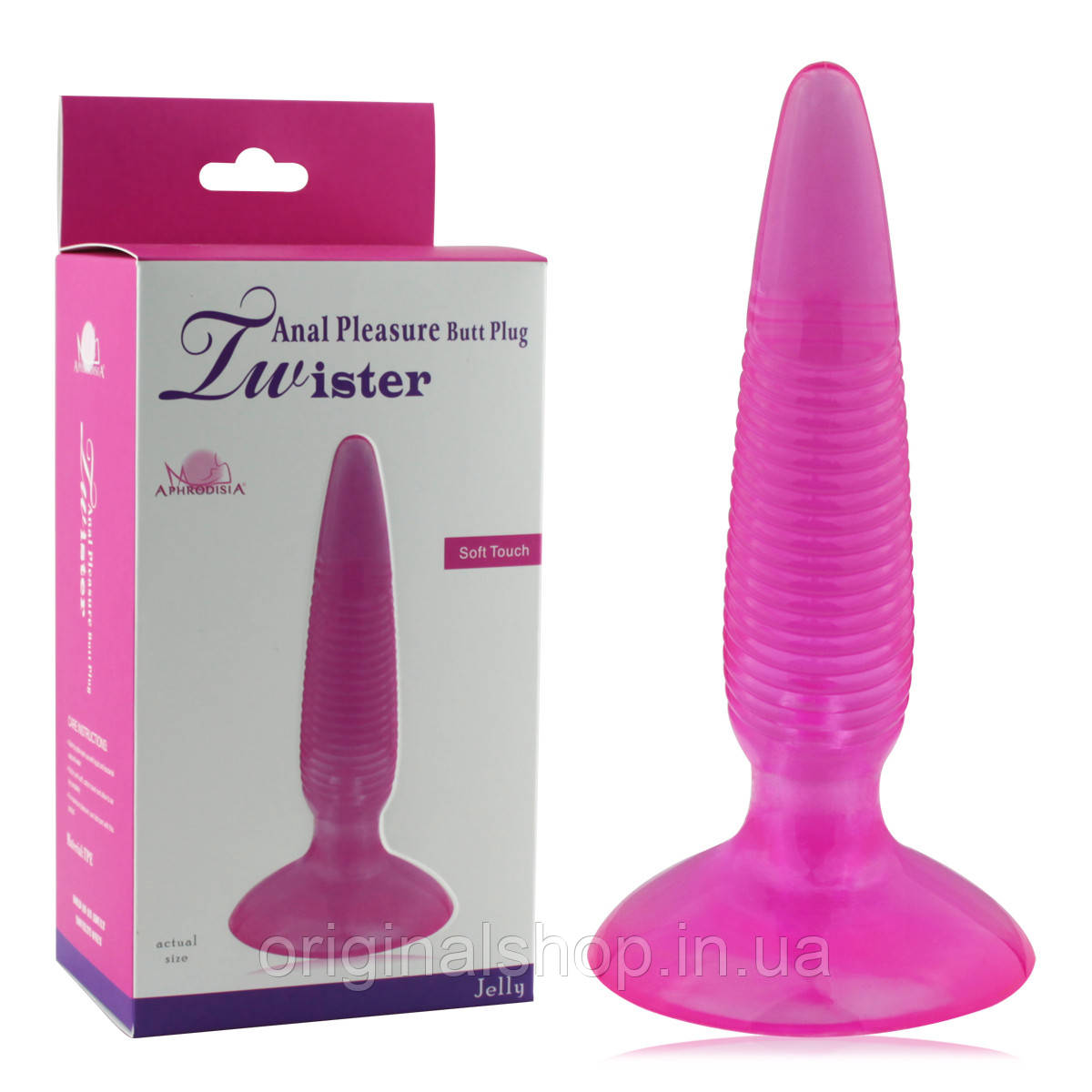 Анальний стимулятор рожевийъ Twister