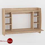 Стіл комп'ютерний настінний, навісний стіл для ноутбука G0043, фото 5