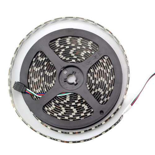 Світлодіодна стрічка 5 Вольт RGB 5050 60 LED/m IP65 чорна основа