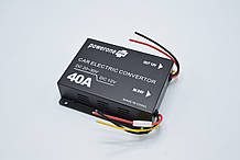 Інвертор 24v-12v "POWERONE plus 40A"/500 Ватт