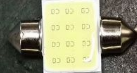 LED лампа C5W 36мм #95 - COB - 12 crystals / цвет белый