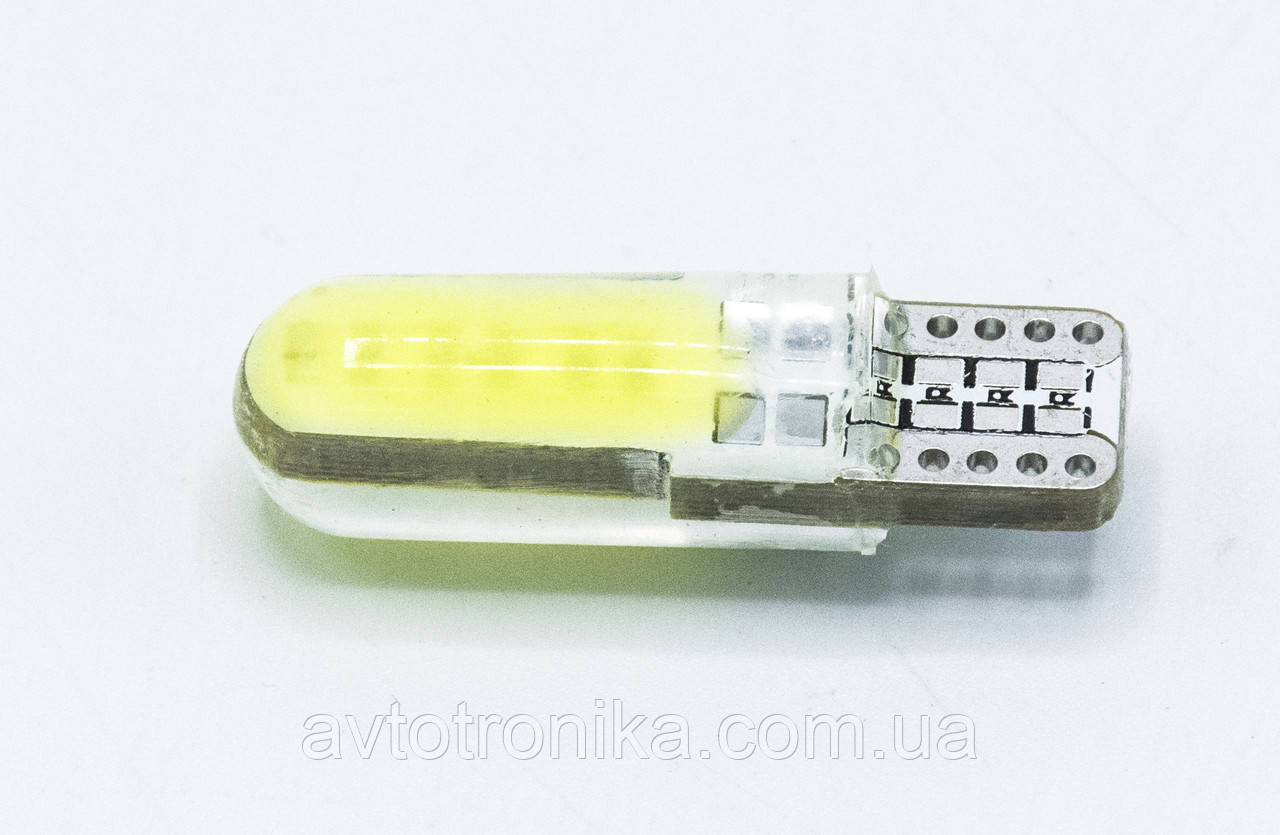 Габарит LED T10 #6 - 470 - 2COB (силікон) / колір Білий