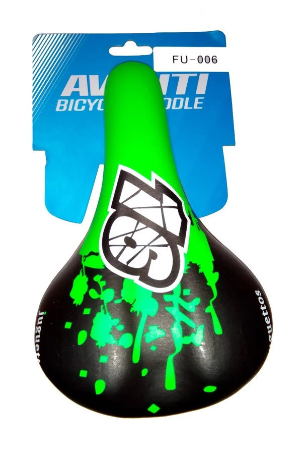 Сідло Avanti FU-006 16 зелений / чорний (FU-006-16green), фото 1