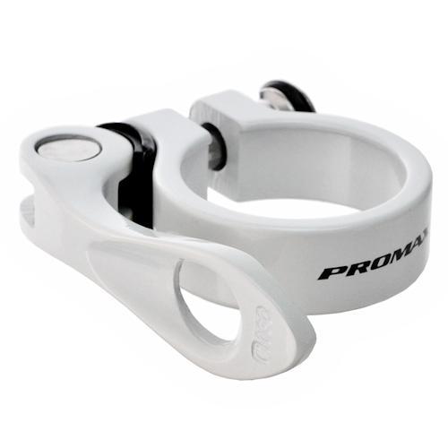 Замок підсідельний ProMax 34,9 мм, білий (C-WS-0220), фото 1