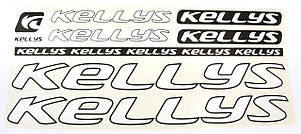 Наклейка Kellys на раму велосипеда, білий (NAK030)